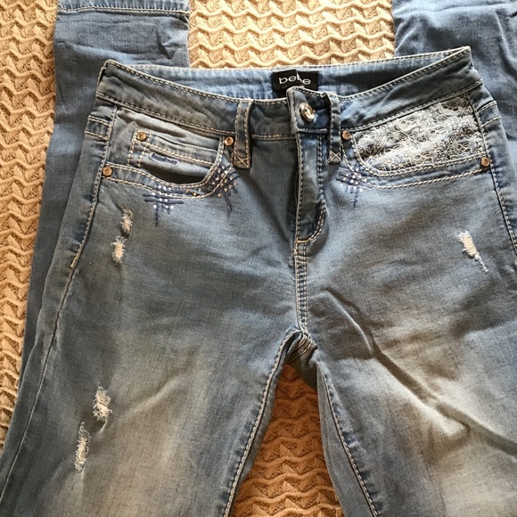 bebe Denim - Bebe size 28 skinny embellished jeans